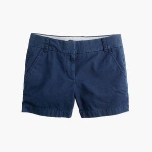 J Crew Faded Blue Chino Shorts 3” Inseam Size 6